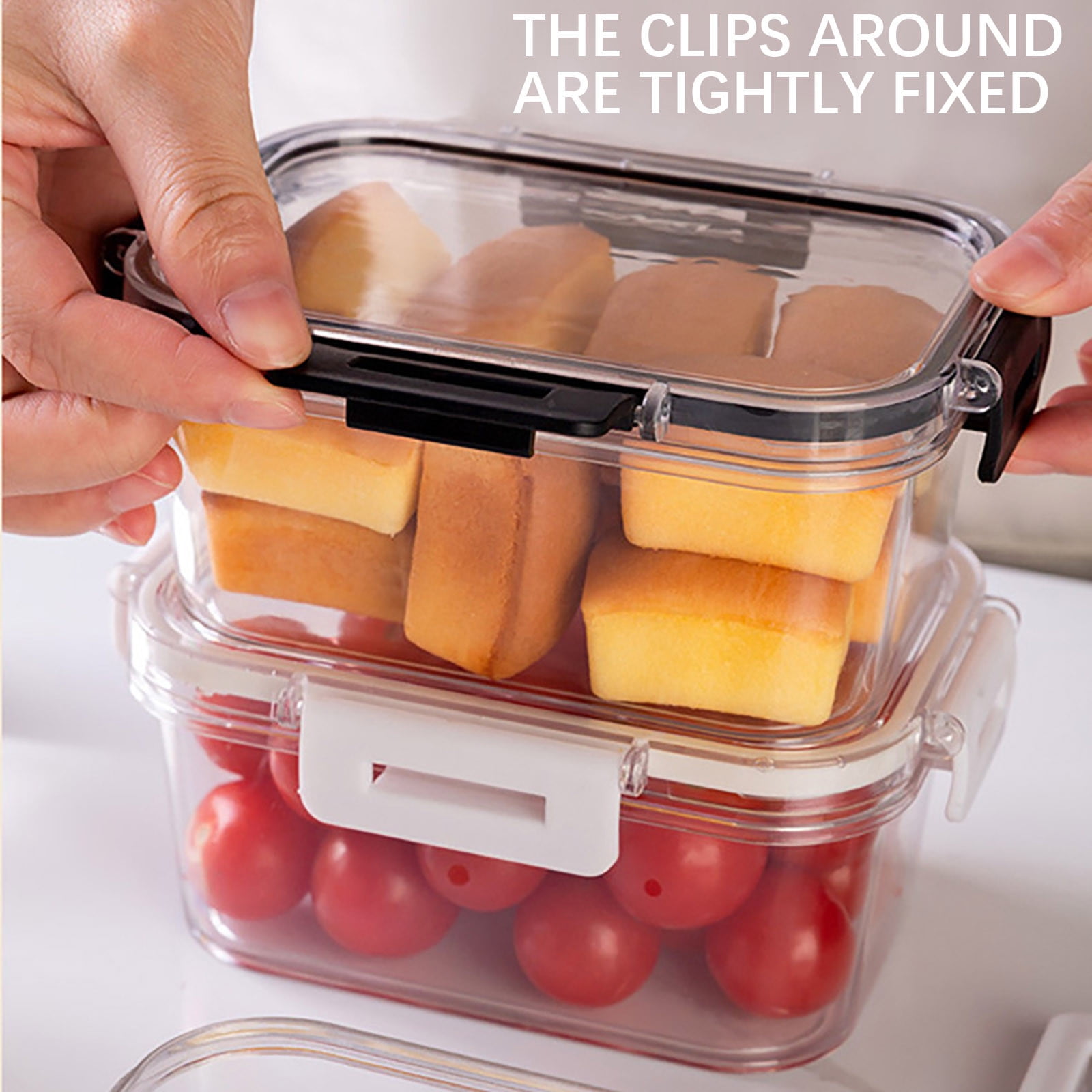 Airtight Rectangle Lunch Boxes Snack Box Container Hot or Cold Food Storage  Reusable Bento Box for