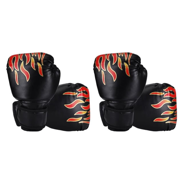 Guantes de boxeo Yuarrent entrenamiento de perforación para niños cuero PU guante Type2 NO2