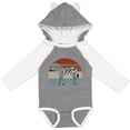 thumbnail image 3 of Inktastic Zebra Safari Animal Sunset Boys or Girls Long Sleeve Baby Bodysuit, 3 of 5