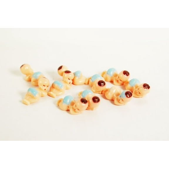 3/4" Sleeping Babies Baby Shower Favor Decor Party Decorations Boy 144pcs