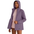 thumbnail image 2 of GUACER Womens Softshell Hooded Jacket Wind-Resistant & Breathable Full-Zip Active Coat with Pockets for Hiking & Outdoor, 2 of 6