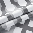 thumbnail image 3 of DriftAway Indoor and Outdoor Polyester Blackout Grommet Curtain Pair Gray,White,Multi-color 0.10 in x 63.00 in Set of 2, 3 of 5