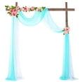 thumbnail image 2 of YAOMOBB Backdrop Tulle Glitter Backdrop Drapery Set Fade Resistant Decoration for Outdoor Events, 2 of 7