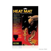 8"x8" Small Reptile Heat Mat - Includes Attached Pro-Tip Guide - Good for Ball Pythons, Reticulated Pythons, Leopard Geckos & More!