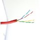 thumbnail image 2 of Cable Ethernet VIVO CCA Cat5e 24 AWG 305 m UTP rojo, 2 of 9
