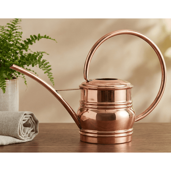 Handmade Solid Copper Watering Can | 2000 ml Long Spout
