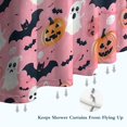 thumbnail image 6 of Cute Pumpkin Ghost Halloween Pattern Shower Curtain 72"x72" ,Bathroom Decorative Shower Curtains Set with 12 Hooks,Modern Waterproof Washable Shower Curtain, 6 of 6