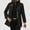 Black Coats for Winter, variant on XPMWRP Women's Button Suit Blazer Dressy Casual Notch Collar Long Sleeve Solid Color Jacket Work Office Suit Fall Winter Coats Red M