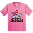 thumbnail image 3 of Inktastic Colorado Mountains and Clouds Youth T-Shirt, 3 of 5