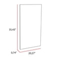 thumbnail image 5 of HomeRoots 438323 Modern Rectangle Shaped Wall Mirror, Glass, 5 of 5
