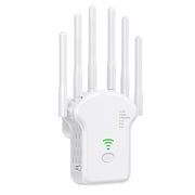 Wireless Wifi Amplifier Repeater, 300Mbps 2.4G + 900Mbps 5G, Long Range Internet Booster with Wps One-Touch Setup, Compatible with All Routers, Supports 15+ Devices, 1 Information Amplifier