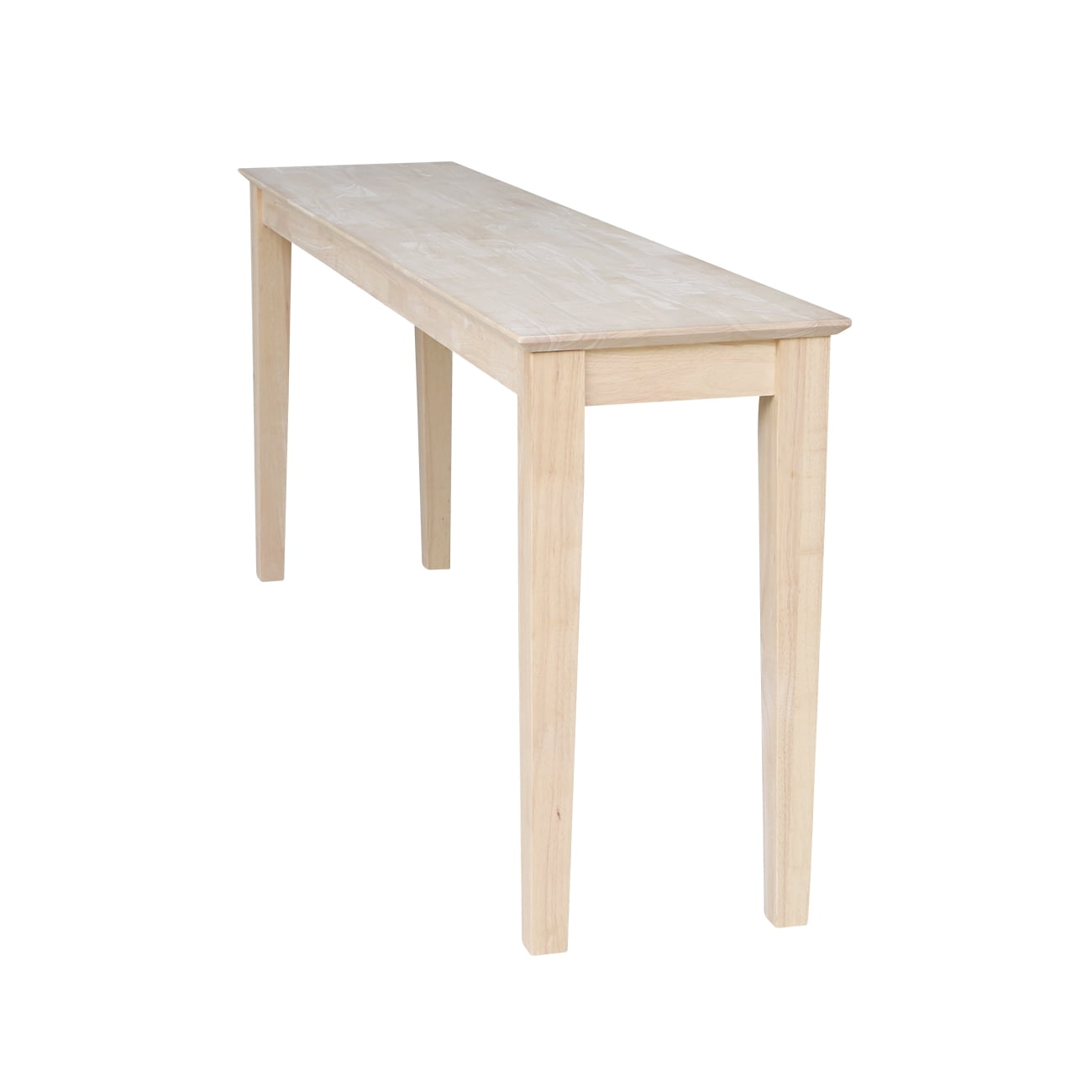 Shaker Console Table With 72 Extended Length Com