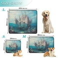 thumbnail image 3 of Qxltty Seabed Castle Cat litter Pads Pet Set of 2 Diaper Mats Center Anti-leakage Layer Absorbent Soft and Comfortable, 3 of 7