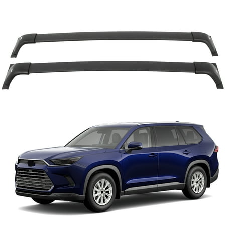 CCIYU Roof Rack Cross Bars Rooftop Cargo Carrier Fit For Toyota For Grand Highlander 2024-2025 220LBS