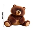 thumbnail image 3 of Cartoon Animal World Beaver Stuffed Animals Dolls -  Movie Beaver Plush Toys, Soft & Huggable Plushies, Collectible Home Decors, Perfect Birthday Christmas Gifts (Beaver Lizard  Shark), 3 of 9