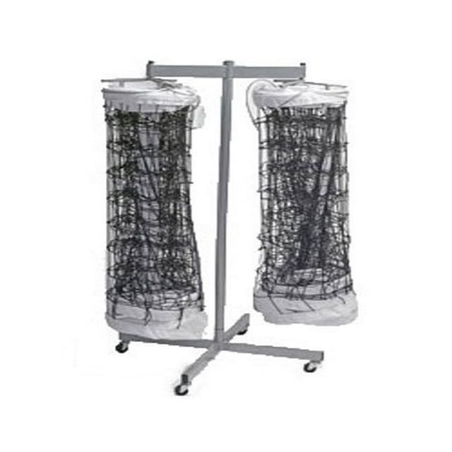 Tandem Sport Volleyball Double Net Storage Rack - Holds 2 Standard Nets - Volleyball Equipment Storage - Volleyball Net Rack