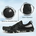 thumbnail image 5 of Stepedia Water Shoes Women Wide Barefoot Athletic Hiking Aqua Shoes Quick Dry Beach Shoes, Black US 8.5, 5 of 6
