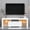 White, variant on Triple Tree Modern LED TV Stand with Storage Cabinets for 32-50 Inch TVs, Black