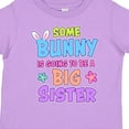 thumbnail image 4 of Inktastic Some Bunny is Going to Be a Big Sister with Bunny Ears and Flowers Girls Toddler T-Shirt, 4 of 5