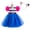 Dress+Headband, variant on Girls Cat Rainbow Costume with Headband Halloween Birthday Princess Dress