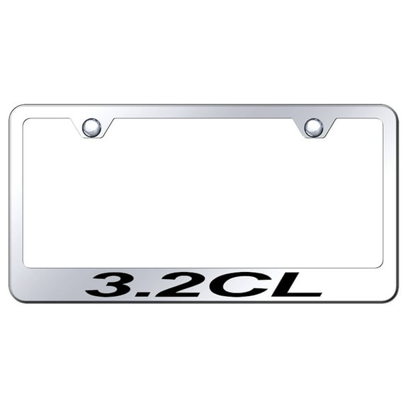 Acura 3.2 CL Laser Etched Logo Stainless Steel License Plate Frame (Chrome)