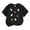 Black, variant on Toddler Boys Halloween Shirt Ghost Bowknot Print Pumpkin Short Sleeve Casual Fashion Basic Summer Party Tee Tops Size 4-5T