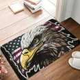 thumbnail image 2 of Goattoy Clearance Sales!Patriotic Party Supplies Welcome Doormat Flags Door Mat with Slip Resistants Rubber Vintage Linen Floor Mat for 4th Of July Independence Day Indoor Outdoor Home, 2 of 8