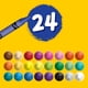thumbnail image 2 of Crayola Crayones lavables Útiles escolares 24 unidades, 2 of 9