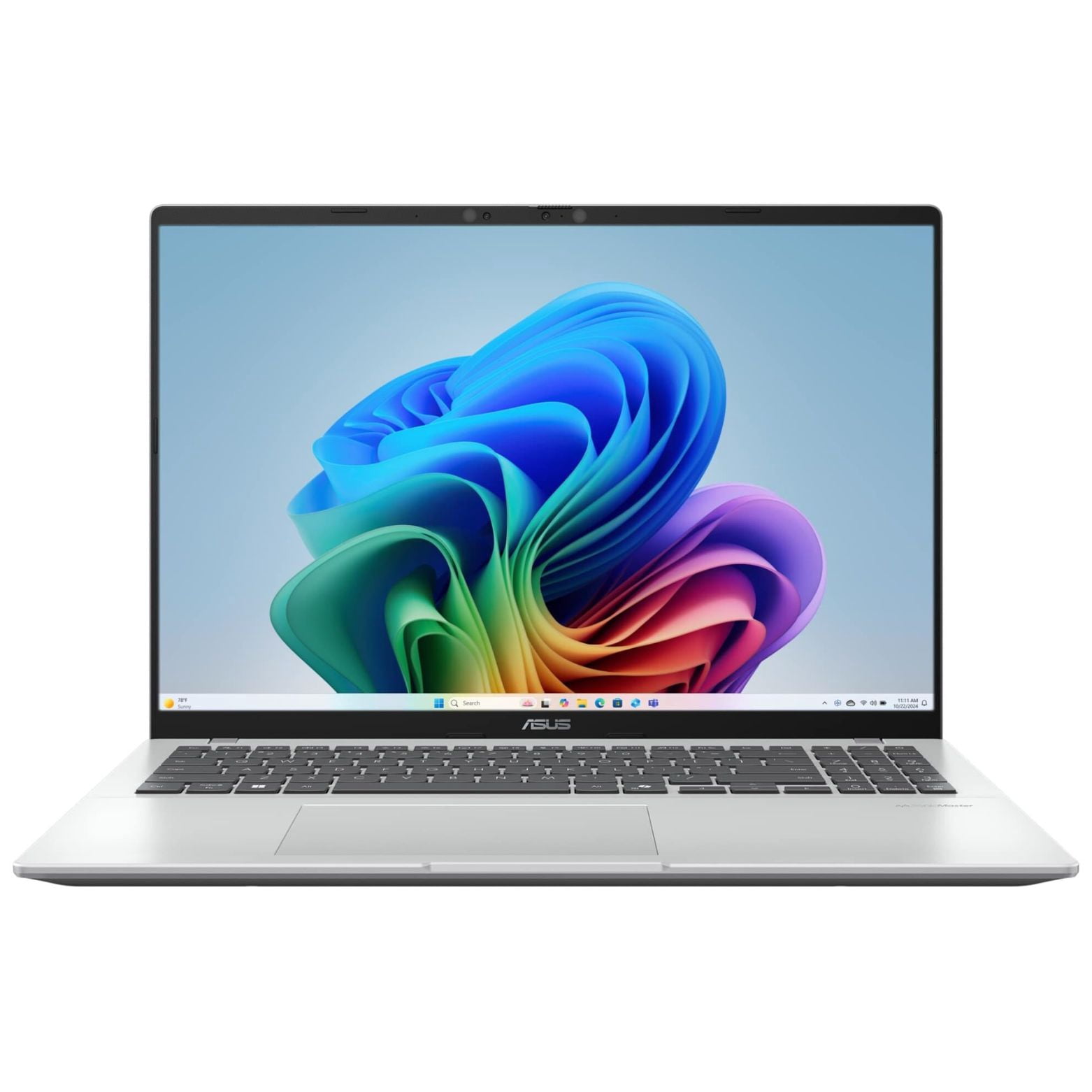ASUS Vivobook 16 Copilot+ 16" WUXGA Snapdragon X - X126100 3.0 GHz 16GB 1TB SSD Qualcomm Adreno Windows 11 Home Laptop, Silver - X1607QA-IS56
