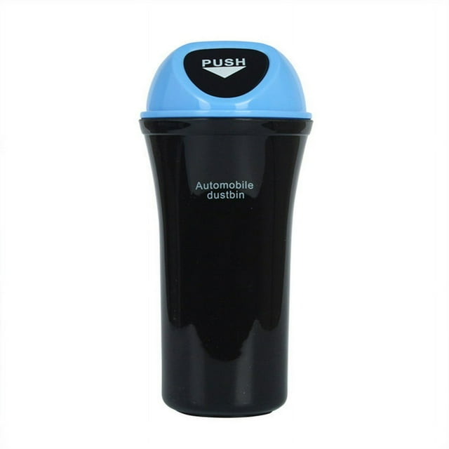 Mini Car Garbage Can With Lid Car Trash Can Door Seat Back Visor Trash Bin Organizer Storage Box Garbage Dust Case