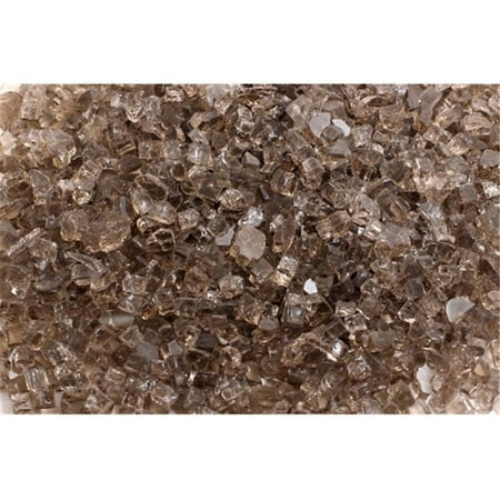 FireGlass Plus Q-B-10 Quarter Inch Bronze Fire Glass, 10 Pound Bag
