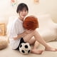 thumbnail image 5 of Funda de almohada de baloncesto rellena, almohada de baloncesto suave con temática de baloncesto, decoración de habitación de baloncesto para adolescentes, almohadas redondas, almohadas decorativas, a, 5 of 7