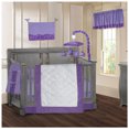 thumbnail image 2 of BabyFad Ensemble de Literie pour Berceau 9 Pcs Minky Purple, 2 of 5