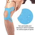 thumbnail image 2 of Hyasfey 10 Pcs Precut Kinesiology Tape for Knees Elastic Athletic Knee Tape for Knee Stability And Support Kinetic Tape for Pain Relief, 2 of 7
