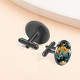 thumbnail image 6 of Sea Slug Men's Stainless Steel Cufflinks Set for Formal Attire - Ideal for Business Meetings and Special Occasions, 6 of 6