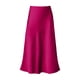 thumbnail image 3 of Falda acampanada de satén con cintura alta y elástico para mujer - S-XL, 3 of 4