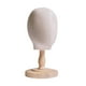 thumbnail image 3 of Cabeza de maniquí para exhibición de sombreros con base, modelo de exhibición de postizos para base amarilla, 3 of 9