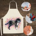 thumbnail image 3 of Delantal de lino de cocina con estampado de cachorros, impermeable, para el hogar, Chefs, cocina, baberos de limpieza Tmvgtek Para estrenar, 3 of 8