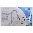 thumbnail image 4 of Premium Slimline Single Handle Pull Down Kitchen Faucet - Brushed Nickel, 4 of 4