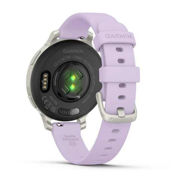 Garmin Lily 2 Active Smartwatch and Fitness Tracker - Silver with