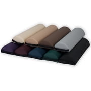 EARTHLITE Bolster Pillow Half Jumbo – Durable Massage Bolster, 100% PU Upholstery incl. Strap Handle/Professional Quality for Massage Tables/Back Pain Relief, Vanilla Creme