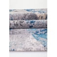 thumbnail image 4 of Ladole Rugs Turquoise Grey Blue Triangles Indoor Rug Mat Carpet Runner for Living Bed room Entry way Patio Small Medium Large Non Slip Skid Size 3x5. 4x6, 5 x 8, 7 x 10, 9 by 12, 11 feet ft, 4 of 5