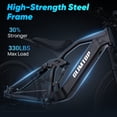thumbnail image 4 of YVY Electric Bike for Adults, 48V 23AH,Up to 100 Miles,Peak 2000W Electric Bicycle,27.5'' Tire 7 Speed E-Mountain Bike, 4 of 11