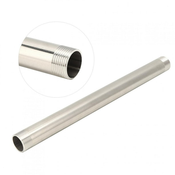 Boquilla Roscada De Presión Normal De 5 Kg Y 30 Cm De Longitud Tubería Roscada De Acero 304 Para Plomería Ferretería Gas Tuberías De Conexión Y Extensión De Agua ANGGREK Otros