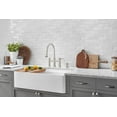 thumbnail image 2 of Polished Nickel 442506 EMPRESSA Pull-Down Dual Spray Bridge Kitchen Faucet, 1.5 GPM, 2 of 5