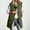 Green, variant on Women's Autumn Winter Solid Color Zipper Lapel Mid Length Vest Slim Fit Elegant Outerwear Top Puffy Zipper Coat Hunker down Jacket down Womens Maternity Hoodie Hooded Utility Jacket Jacket Ladies