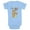 Light Blue, variant on Infant's Garfield With Odie Distressed  Bodysuit