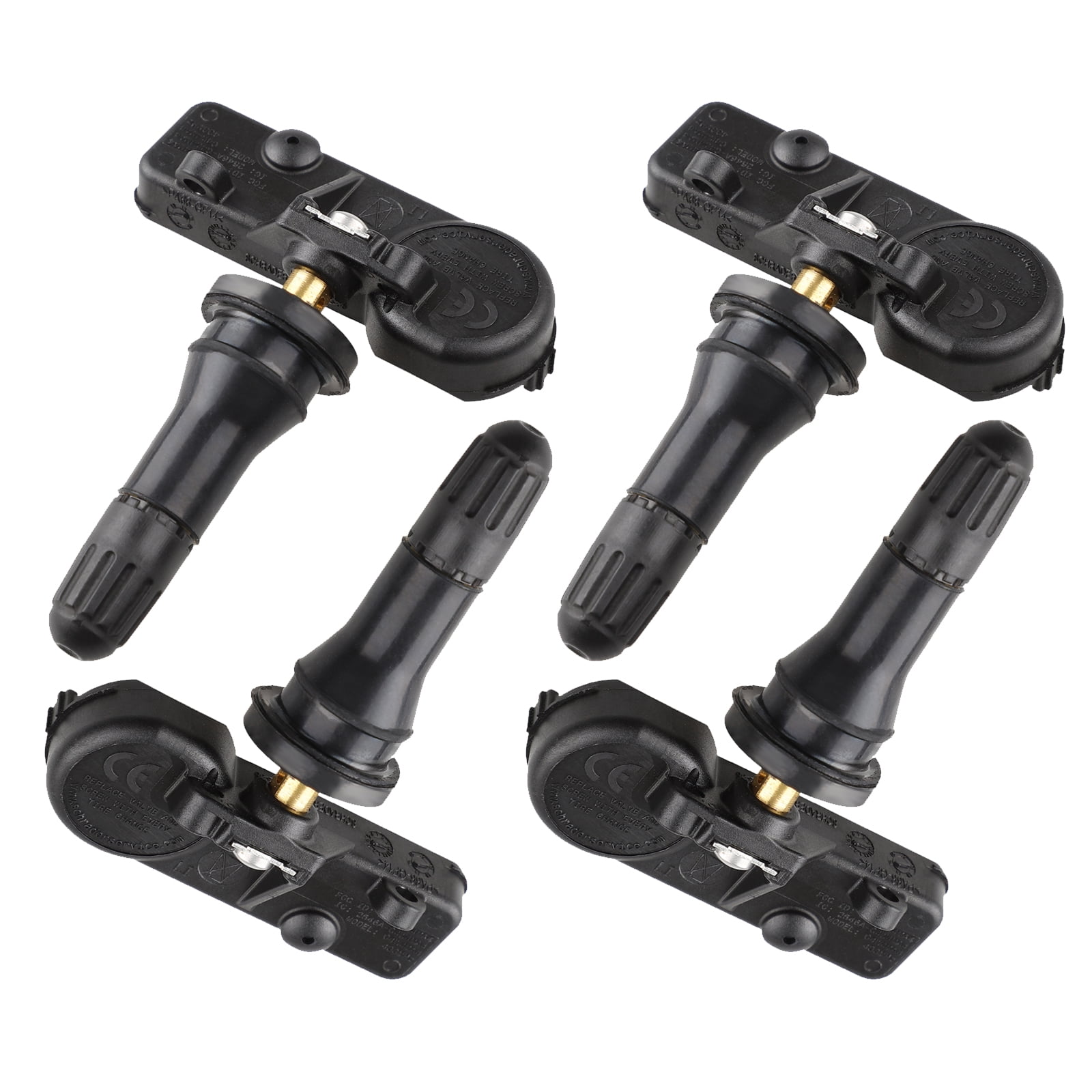 TSV Set of 4 Tire Pressure Sensor TPMS for RAM 2012 2013 Jeep Grand