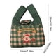 thumbnail image 3 of Bolsa de regalo navideña de lona | Bolsa de mano con asa resistente | Bolsa para envolver regalos navideños en rojo y verde | Bolsa reutilizable de tela para dulces navideños | Almacenamiento de, 3 of 6