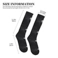 thumbnail image 2 of Lsque Astronaut Sitting On Mercury Planet Pattern Sport Compression Socks for Men & Women 15-20 mmHg Knee High Nurse Pregnant Running Medical and Travel Athletic, 2 of 6